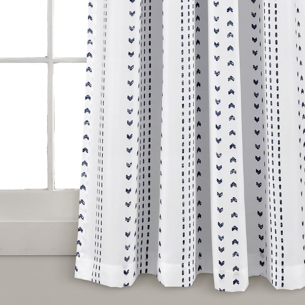 Lush Decor Hygge Stripe Window Curtain Panel Pair - On Sale ...