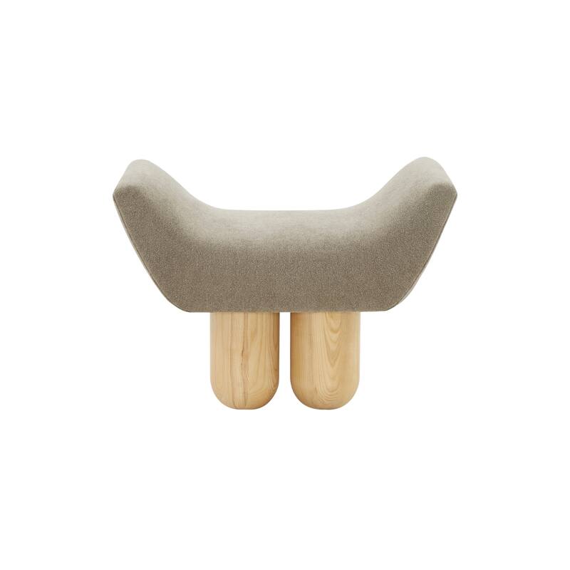 SAFAVIEH Couture Peshah Upholstered Ottoman (Fully Assembled)