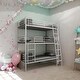 preview thumbnail 1 of 38, Industrial Style Twin Size Metal Triple Bunk Bed, Three Twin Size Beds White