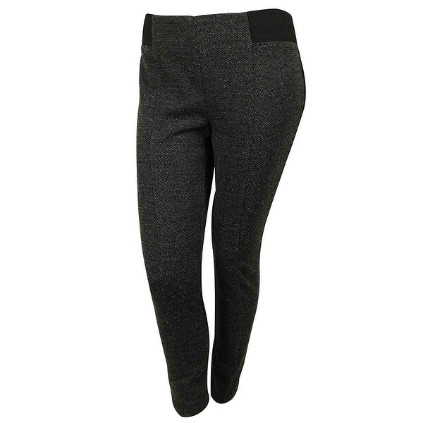 black stretchy work pants plus size