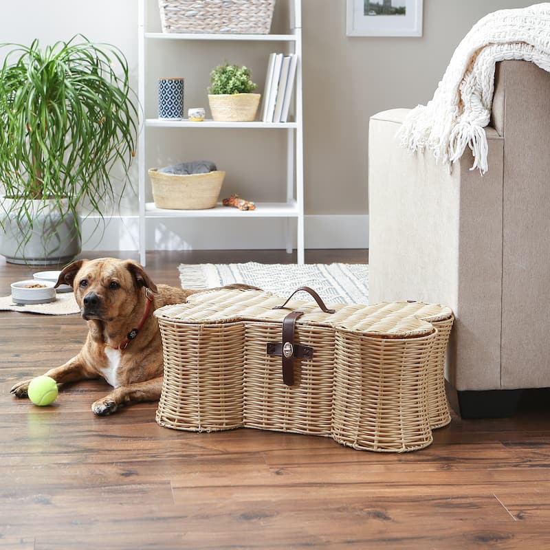 DII Bone Shape Pet Basket