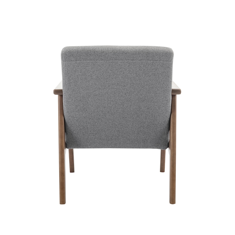 Porthos Home Laleh Fabric Accent Chair with Rubberwood Legs