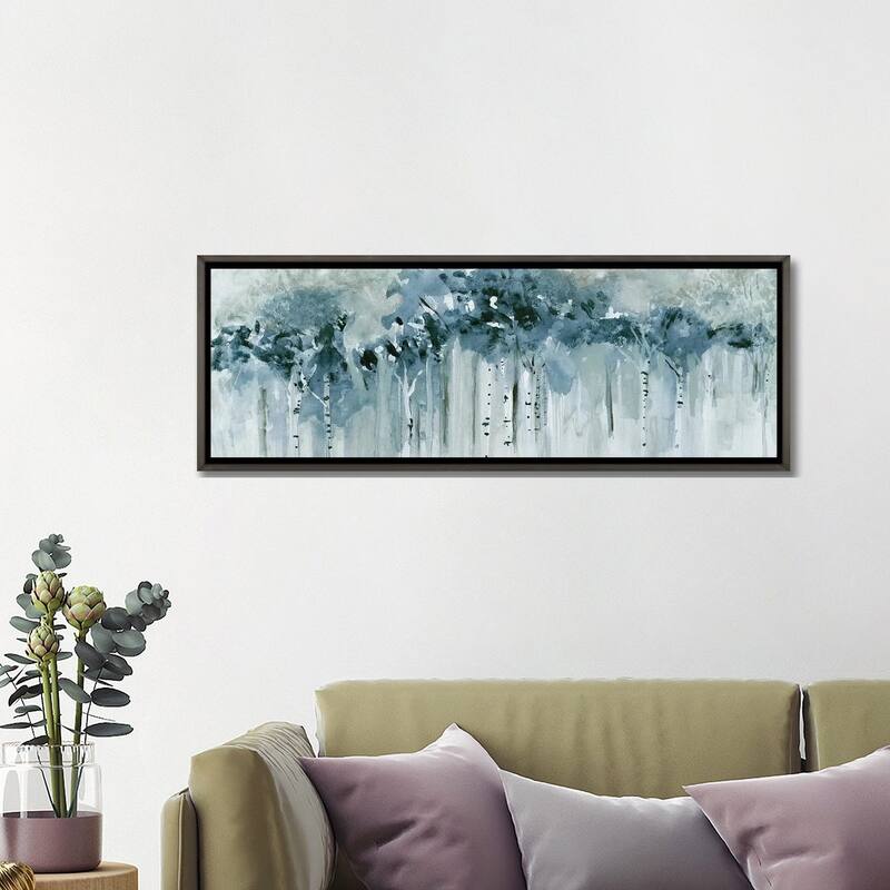 iCanvas "Blue Birch Morning" by Susan Jill Framed