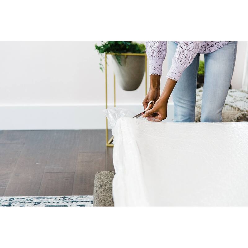 Twin Size Chime 10 Inch Medium Firm Memory Foam Mattress with Green Tea & Charcoal Gel