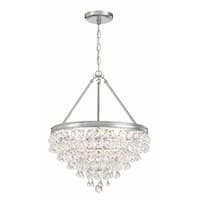 Crystorama Lighting Group Calypso 6 Light 20" Wide Chandelier with ...