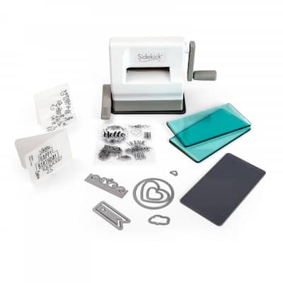 Sizzix Sidekick Starter Kit (White & Gray) - White