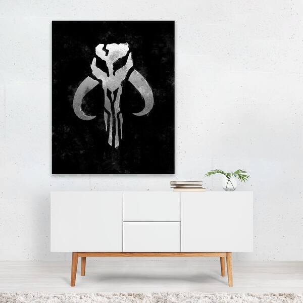 Shop Black And White Monochrome Star Wars Metal Wall Art Print Overstock 31656917