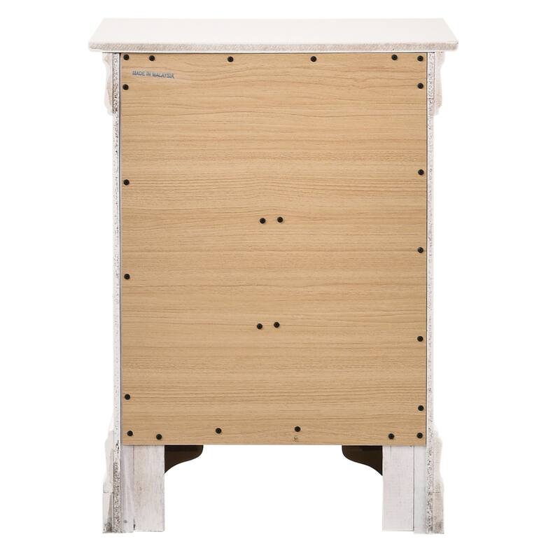 Modern Bedroom Cabinet Bedside Table with Three Drawers Storage Nightstand for Bedroom