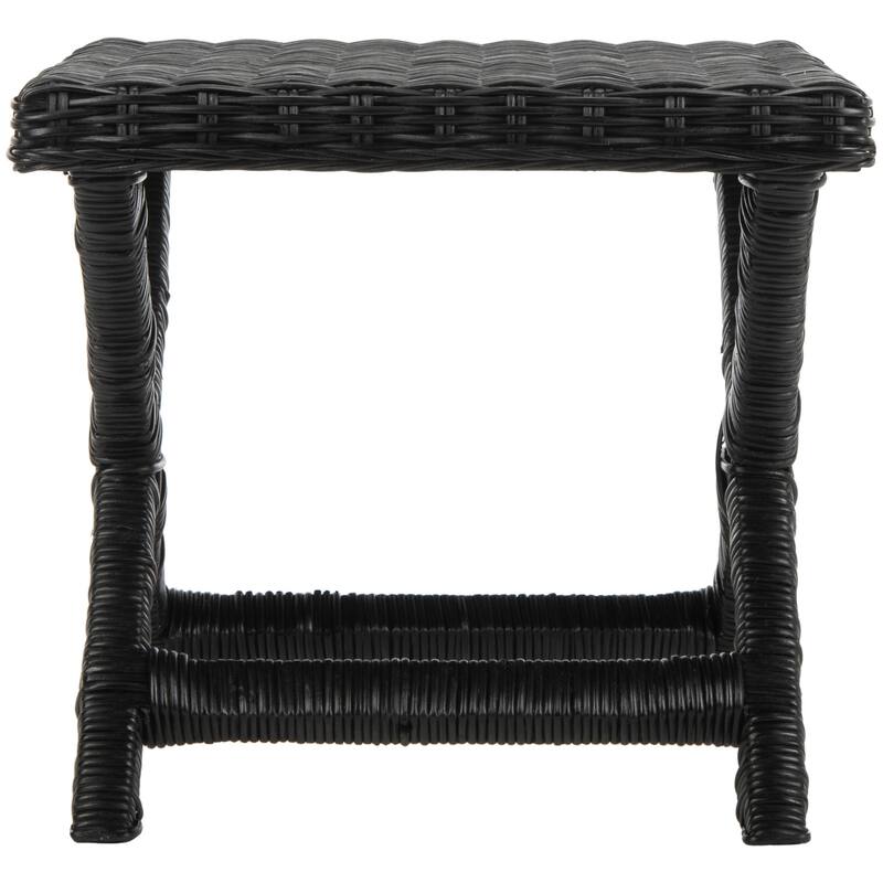 SAFAVIEH Suzette Natural Wicker x-Bench - 22" x 22" x 19.5" - 22Wx22Dx20H