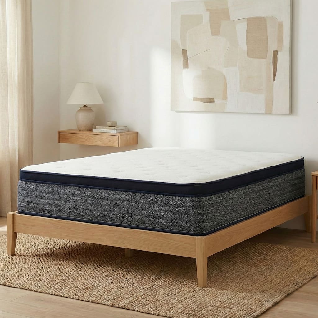 Polar 14-Inch Medium Firm Gel Memory Foam Hybrid Mattress in a Box