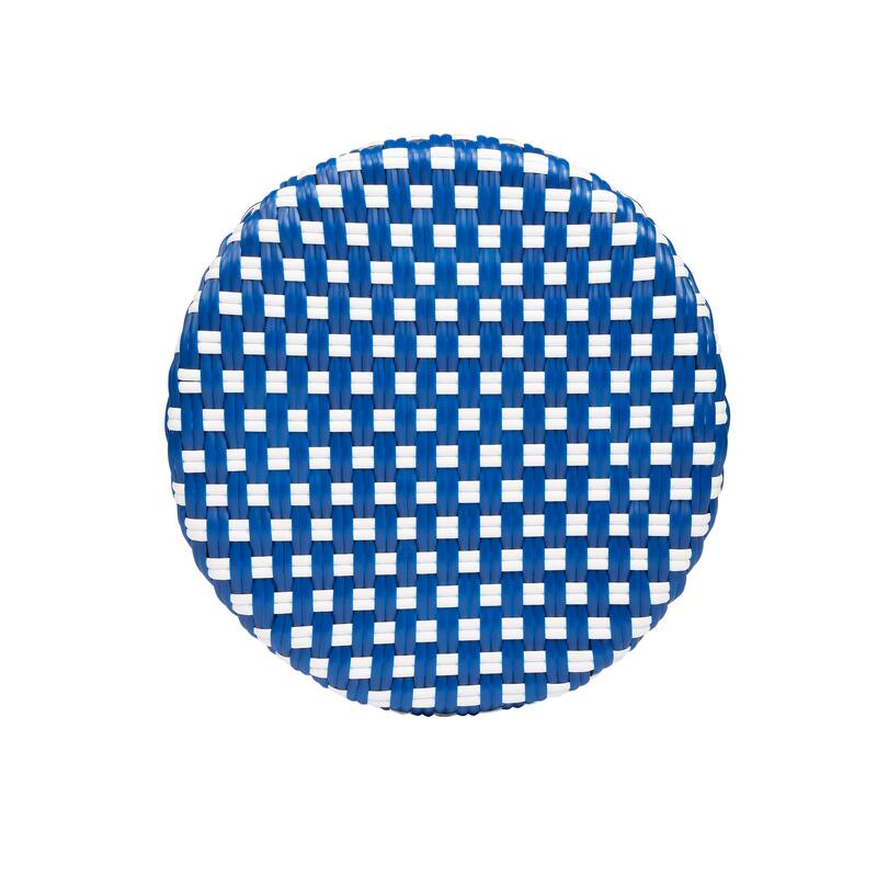 Tobias 24" Rattan Round Counter Stool
