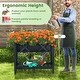 preview thumbnail 7 of 28, Gymax HIPS Raised Garden Bed Poly Wood Elevated Planter Box w/ Legs &