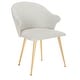 preview thumbnail 7 of 8, SAFAVIEH Couture Edmond Arm Chair - 23" x 24" x 30"