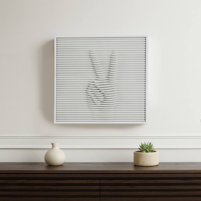 Glass Wall Art Decor Artistic Dimensional Shadow Box Home Decor