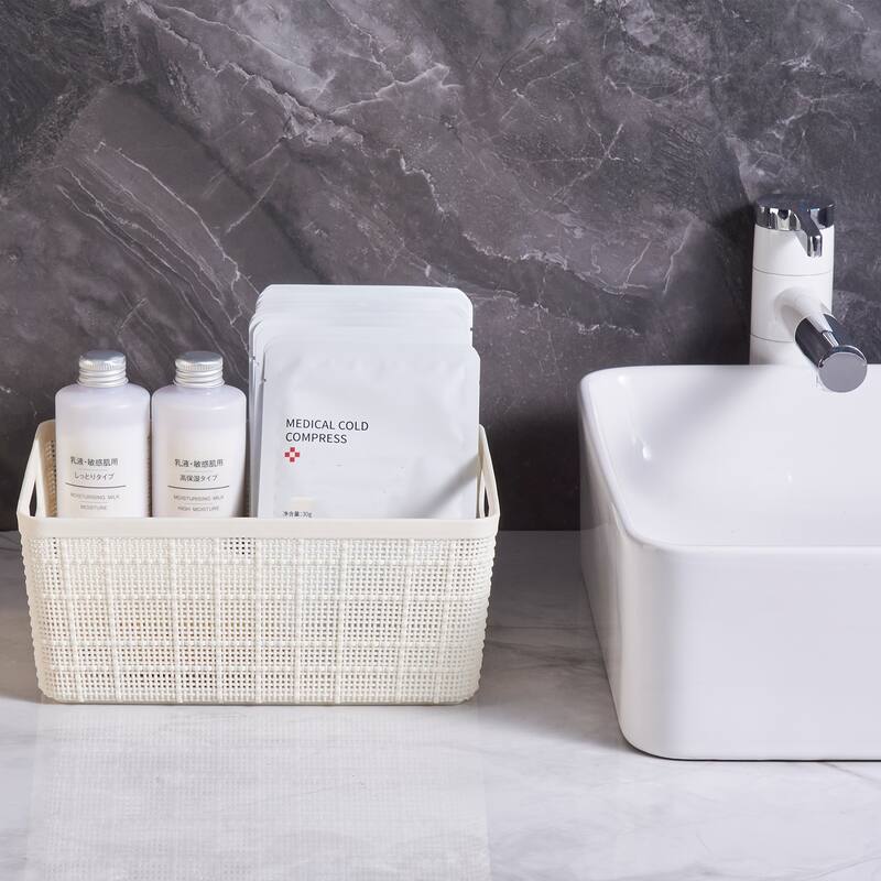 HANAMYA Lidded Storage Bin Organizer | Storage Organizing Container