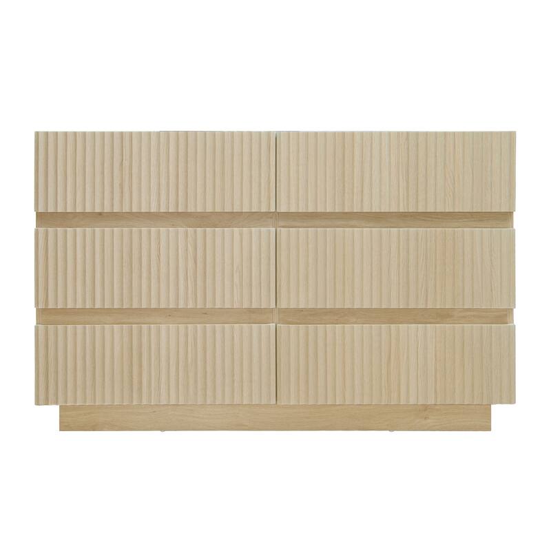 Modern Chest of 6 Drawers Dresser