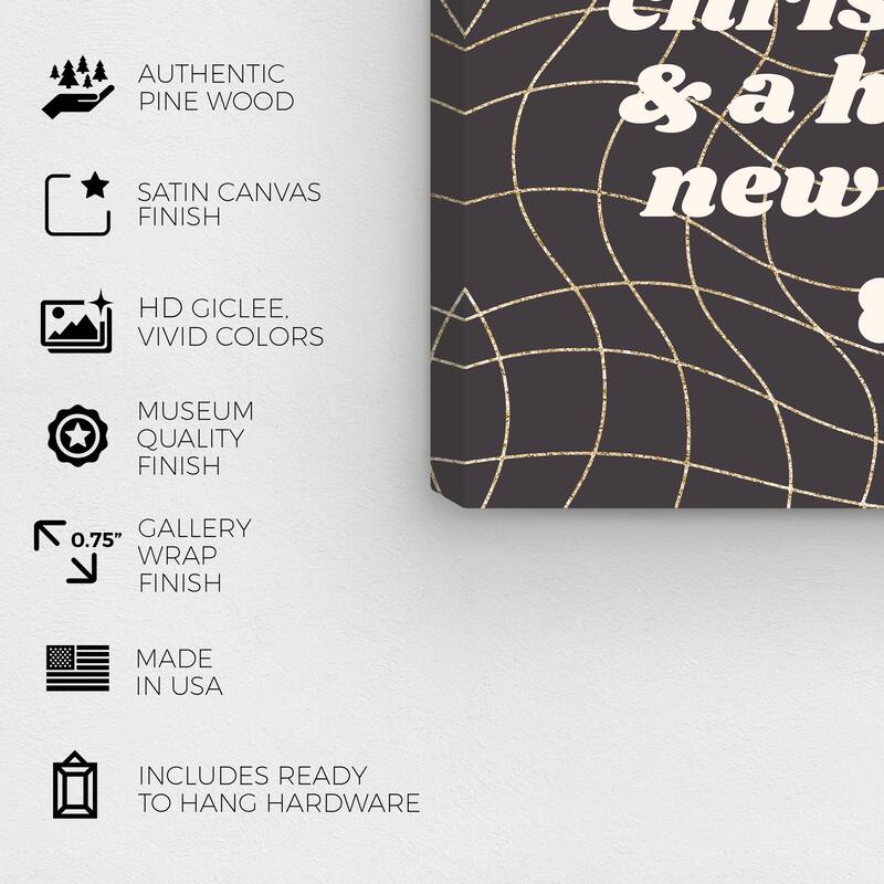 Wynwood Studio Canvas Typography and Quotes This is my Wish Glitter Gray Glam Wall Art Canvas Print