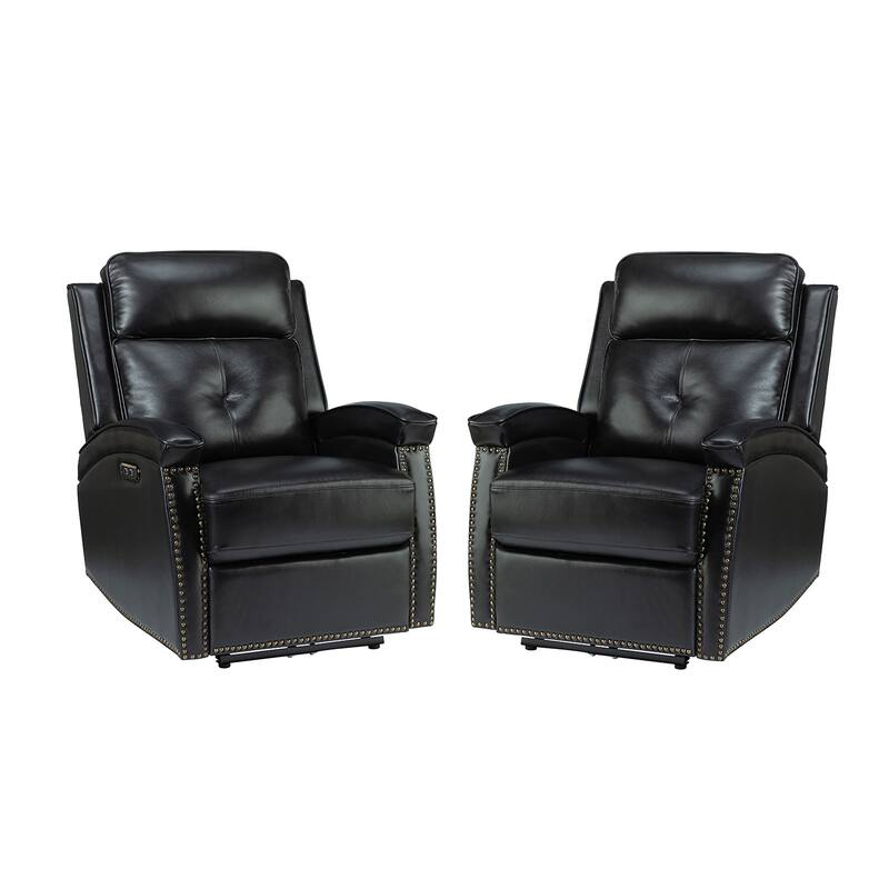 Edmondo Contemporary Power Recliner With a USB port Set Of 2 by HULALA HOME