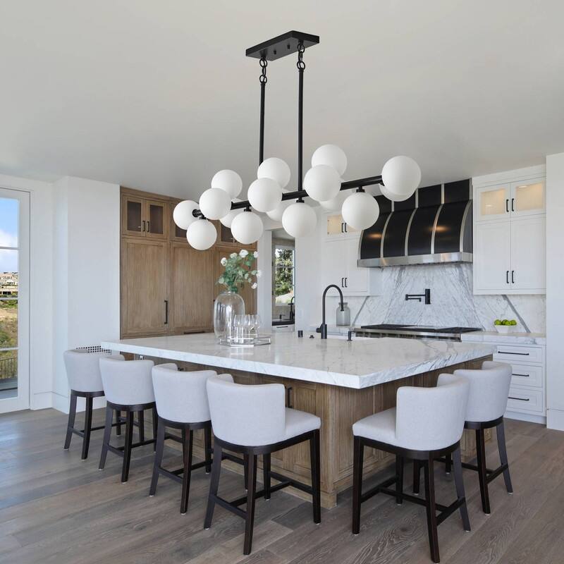 Mid Century Sputnik Chandelier Modern Pendant Light for Dining Room