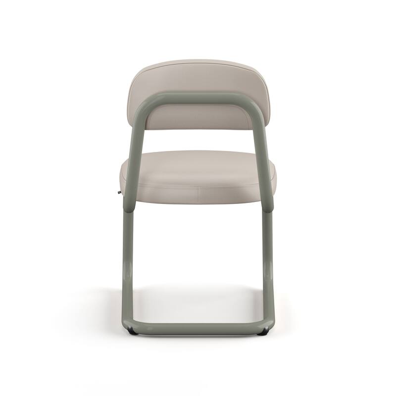 Amisco Flynn Upholstered Dining Chair with Metal Base