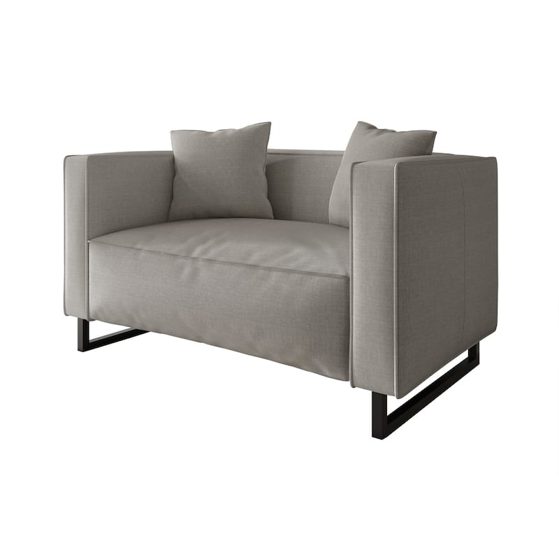 CraftPorch Mid Century Modern 2- Pieces Upholstered Living Room Set