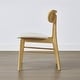 preview thumbnail 15 of 17, Spruce & Spring Modern Upholstered Dining Chair with Handwoven Rattan Back