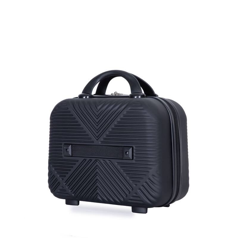Carry On Luggage Set 4 Piece, High Quality ABS Lightweight Suitcase with Adjustable Pull Rod and Aircraft Wheel, for Women Men