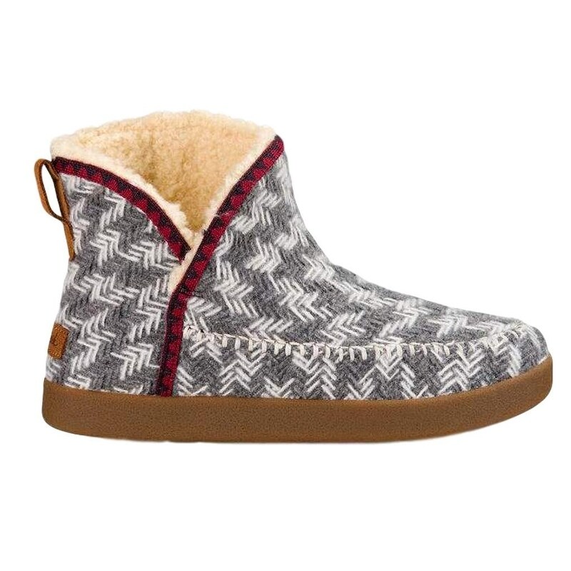Grey Sanuk Nice ah Casual Booties Womens