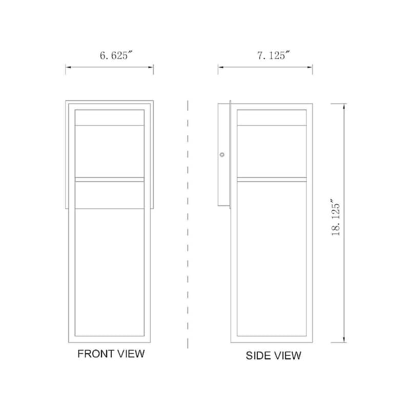 Z-Lite Barwick 18" Tall LED Outdoor Wall Sconce