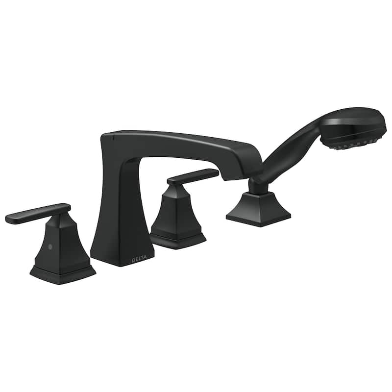 Delta Ashlyn Deck Mounted Roman Tub Filler with Built-In Diverter -