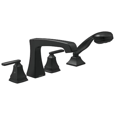 Delta Ashlyn Deck Mounted Roman Tub Filler with Built-In Diverter -