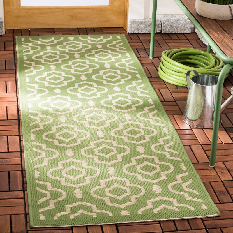 SAFAVIEH Courtyard Ketty Indoor/ Outdoor Waterproof Patio Backyard Rug