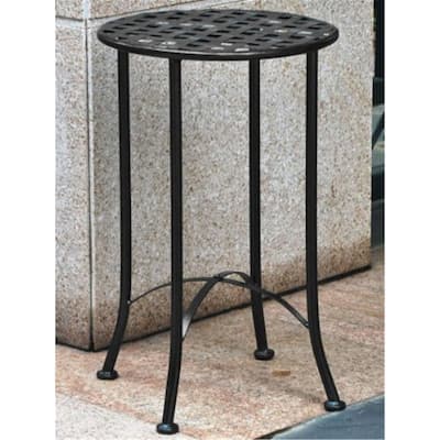 Medieval Round Table - Iron Accent Table - Patio Side Table - Garden Decor - Outdoor Table - 26