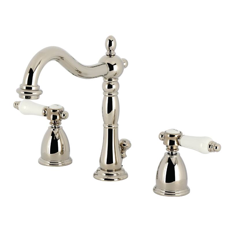 Kingston Brass KB197.BPL Bel-Air 1.2 GPM Widespread Bathroom Faucet - Polished Nickel