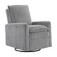 preview thumbnail 1 of 5, Oxford Baby Uptown Power Recliner / Glider Corduroy Ash Gray