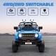 preview thumbnail 7 of 25, 12V Kids Ride-On Car with Remote Control, Ride on Truck with Back Trailer, Spring Suspension, & Seatbelt - Electric Vehicle