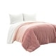 preview thumbnail 2 of 16, Lush Decor Farmhouse Color Block Ultra Soft Faux Fur All Season Kids Comforter Set