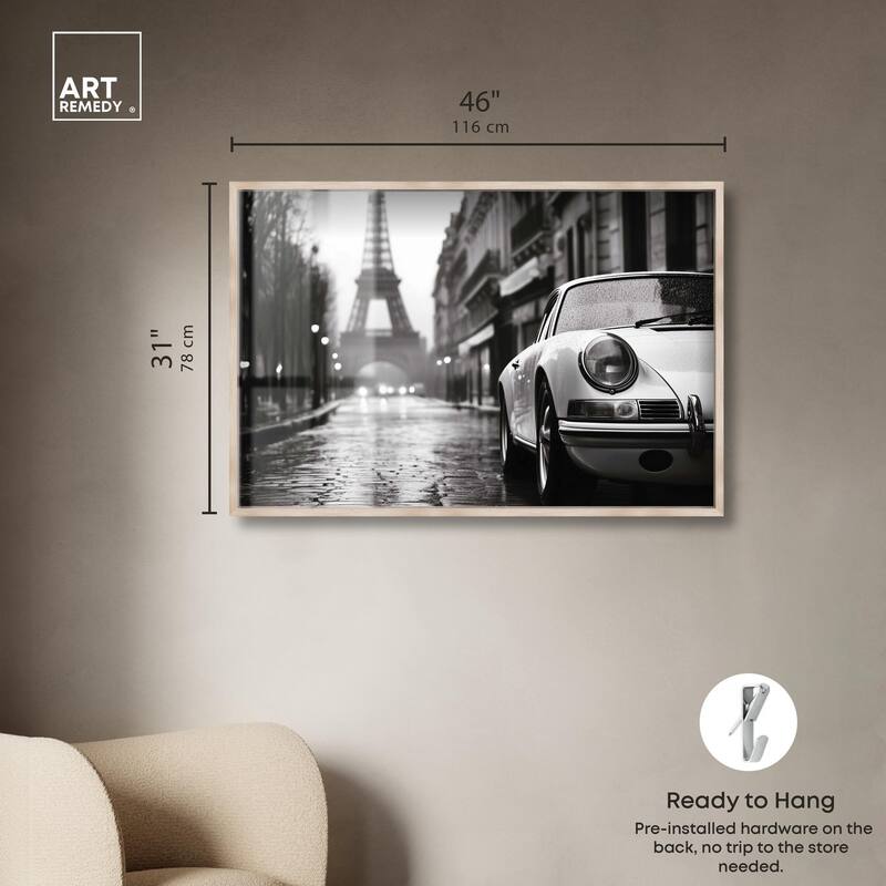 Rainy Day Paris Shadowbox by Art Remedy