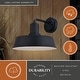 preview thumbnail 11 of 9, Vaxcel Lighting T0751 Hammond 10" Tall Outdoor Wall Sconce