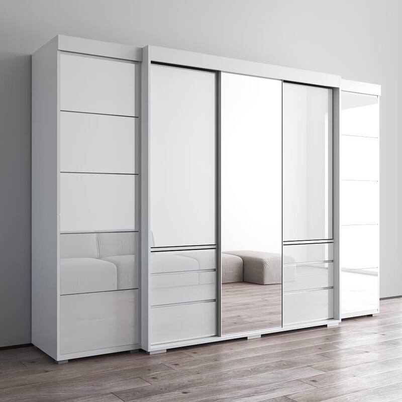 Monaco 3D-EXEX Wardrobe with 1 Mirror