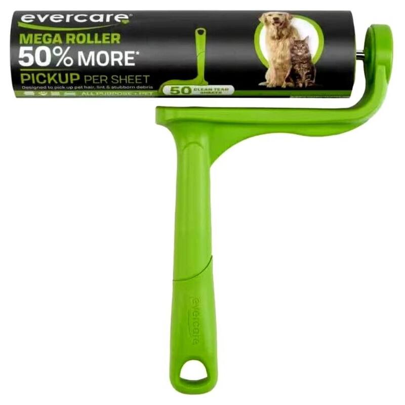 Evercare Ultra Sticky Pet Mega Lint Roller - Green - 25 Sheets - Green
