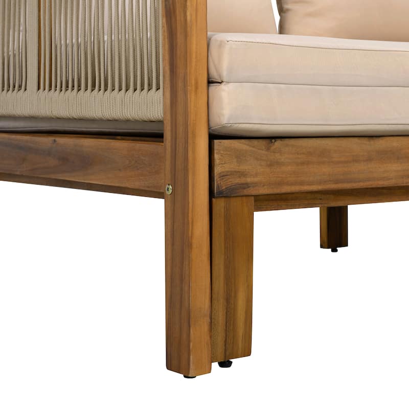 3-in-1 Outdoor Daybed & Patio Sofa with Pull-Out Sleeper by Leisure Zone