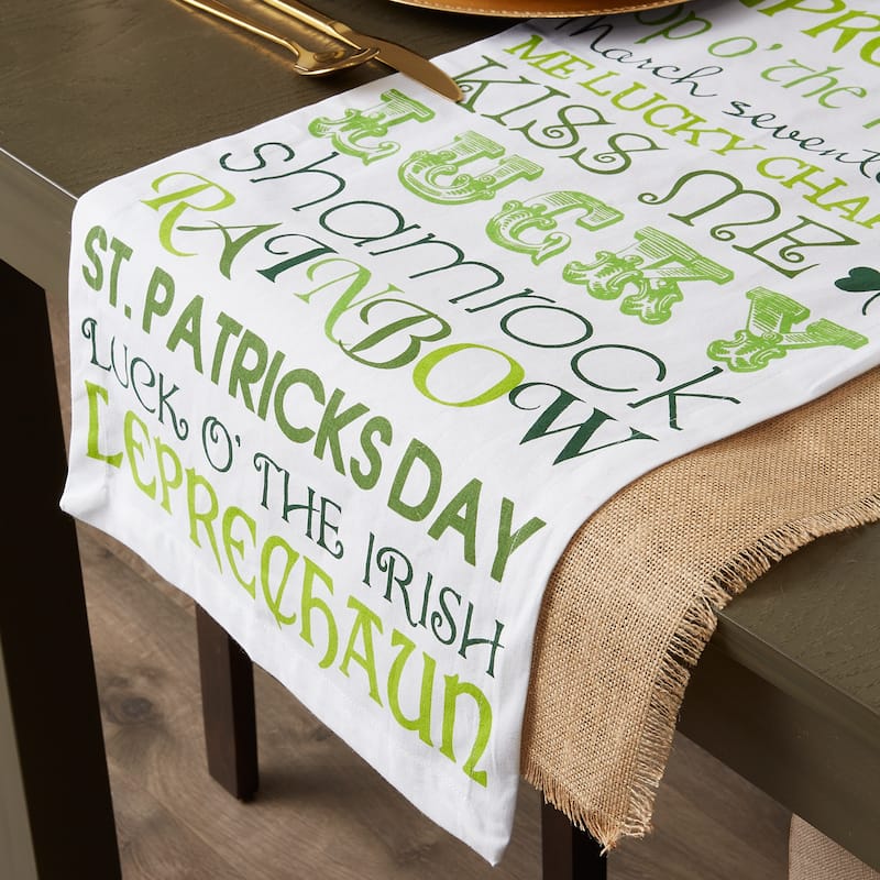 DII St. Patrick's Day Table Runner