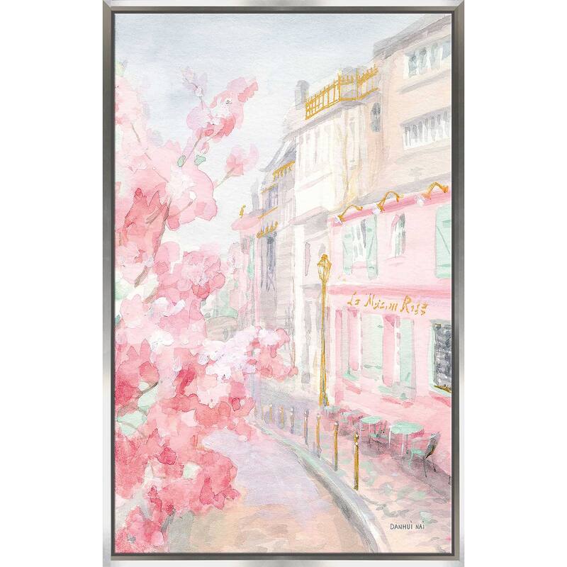 "Pastel Paris II" Print on Floating Canvas