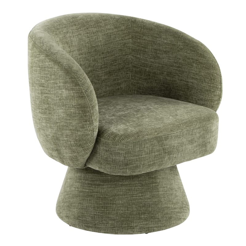 Fran Swivel Accent Chair - Green