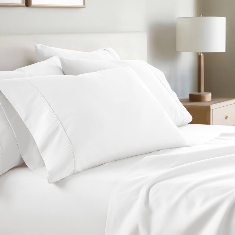 Home Collection Ultra Soft 2-piece Microfiber Pillowcase Set - King - White