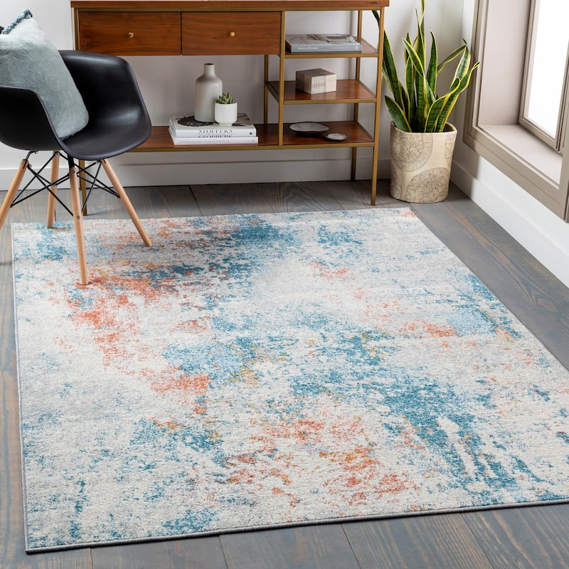 Nyah Casual Abstract Area Rug