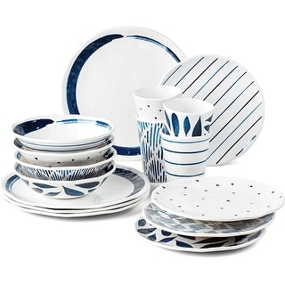 Blue 16-Piece Dinnerware Set - Bed Bath & Beyond - 40141925