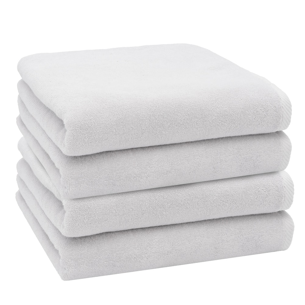 Authentic Hotel and Spa 100% Turkish Cotton Ediree Bath Towels- Set of 4