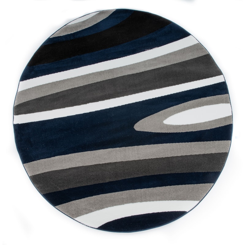 World Rug Gallery Abstract Contemporary Modern Area Rug